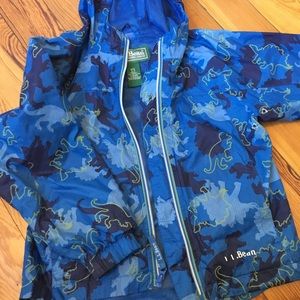 LL Bean Dinosaur Rain Jacket